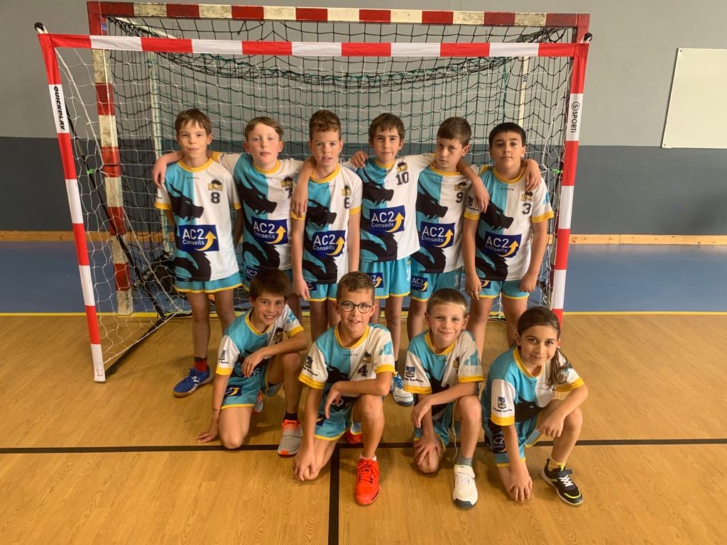 équipe des U11M garçons -11 ans handball club blaisois HCB Blois saison 2023-2024